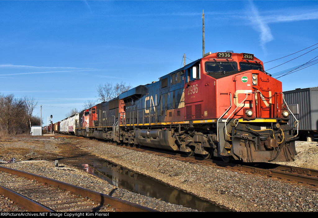 CN 2936 Spaulding Junction Crossing